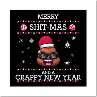 Merry Shit-Mas And A Crappy New Year Posters and Art